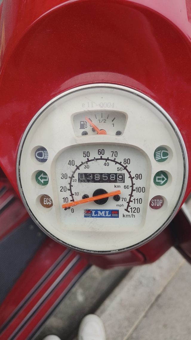LML STAR 125 4T AUTOMÁTICA, REPLICA Vespa Roja 125
