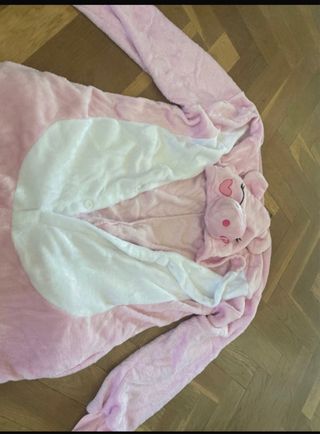 Pijama Entero Cerdo Rosa Talla M unisex