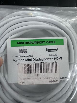 Fosmon cable Mini DisplayPort a HDMI 4K