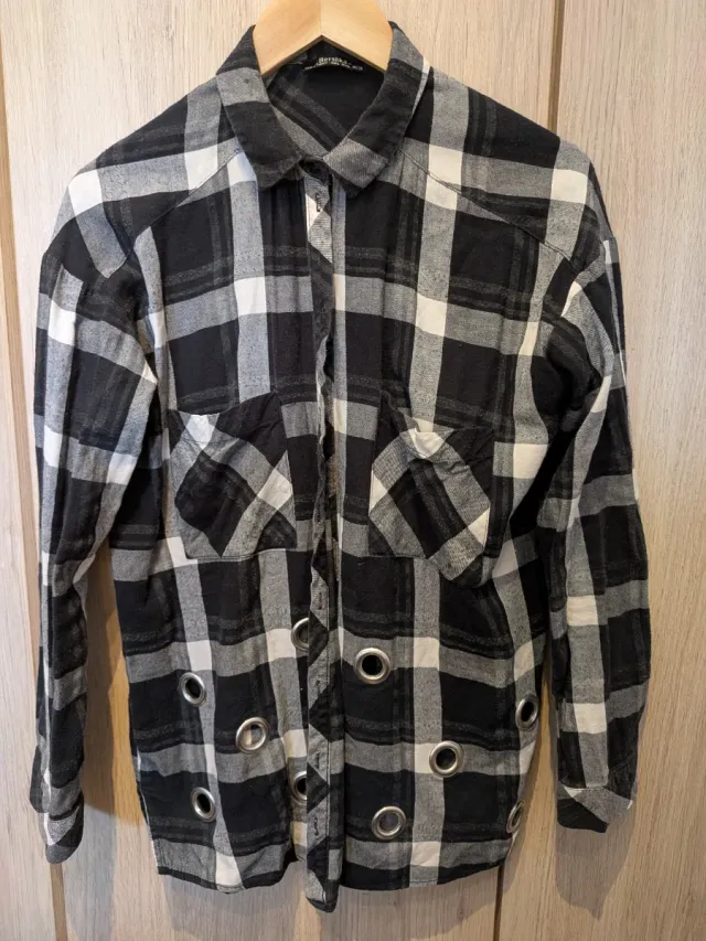 Camisa cuadros mujer