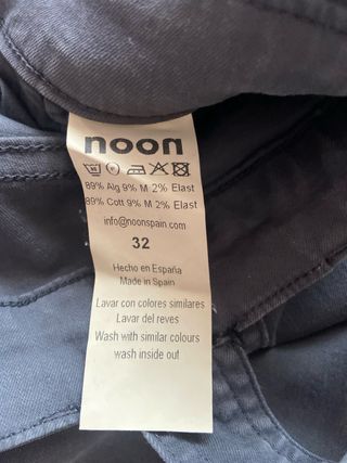 Peto NOON gris, Talla 32, 34.