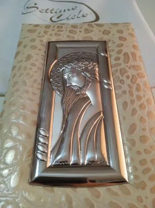 Bomboniera Lastra Argento 925 Icona Gesù