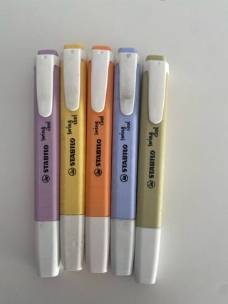 5 Subrayadores Stabilo Swing Cool Pastel