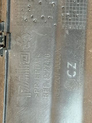 Paragolpes Trasero Peugeot 207 (2006)