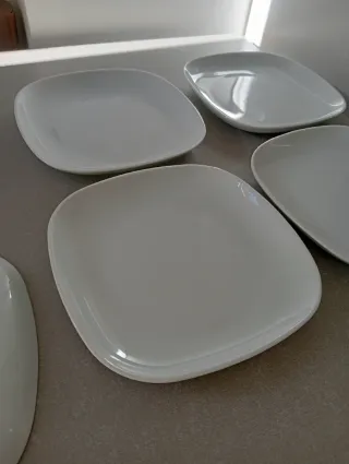 6 Platos Postre Ikea Värdera Porcelana