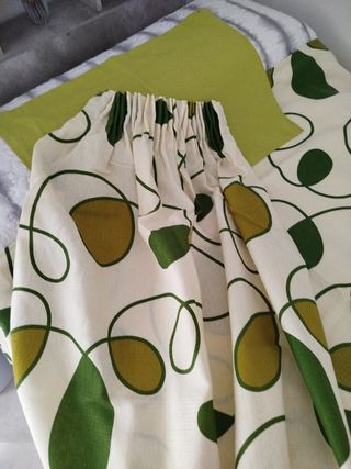 Cortinas de tela con estampado