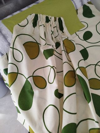 Cortinas de tela con estampado