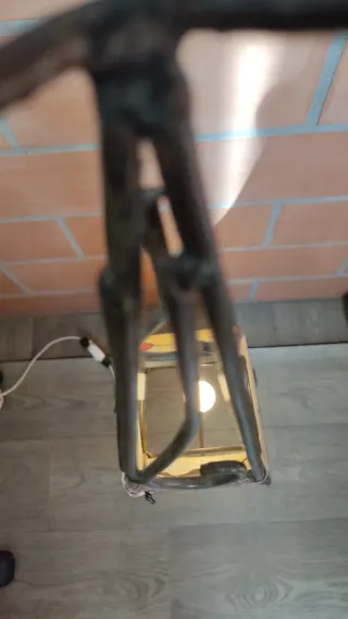 Lámpara de piel estilo árabe