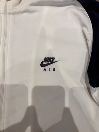 Felpa Nike vintage bianca e blu