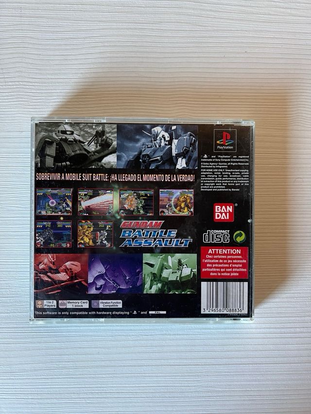 Gundam Battle Assault para PS1 – Juego retro