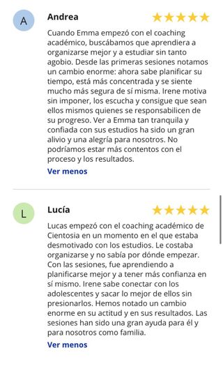 Coaching Académico (clases a ESO, Bach y primaria)