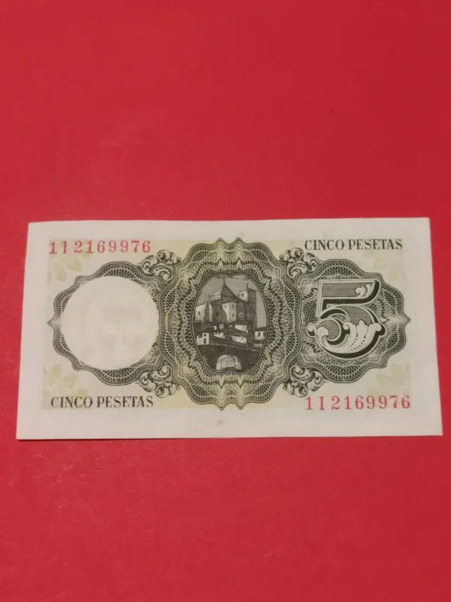 Billete 5 Pesetas Banco de España 1951