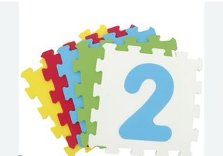 Tappeto puzzle colorato per bambini