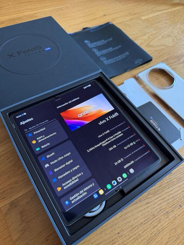 Vivo X Fold 5 Blanco (256 Gb) // 21 ciclos de carg