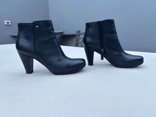 Botines Tommy Hilfiger Negros Mujer