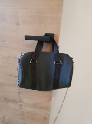 Bolso Lacoste Negro/Verde