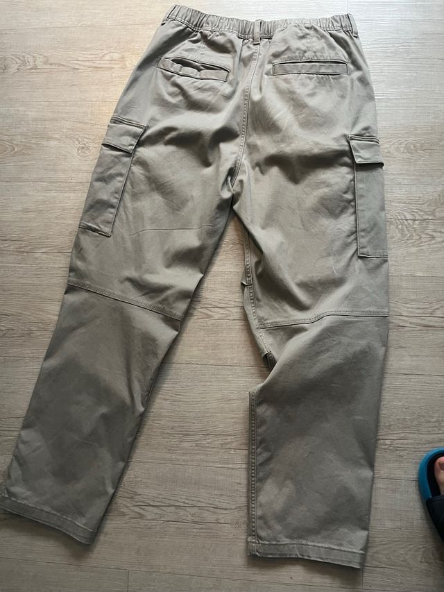 Pantaloni Cargo Beige Uomo