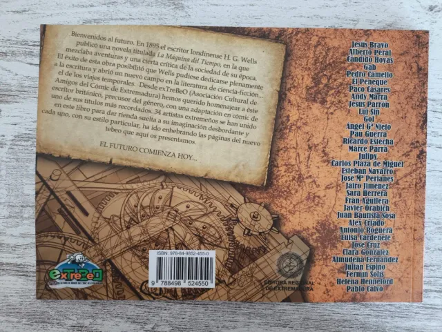 La Maquina del Tiempo, Comic