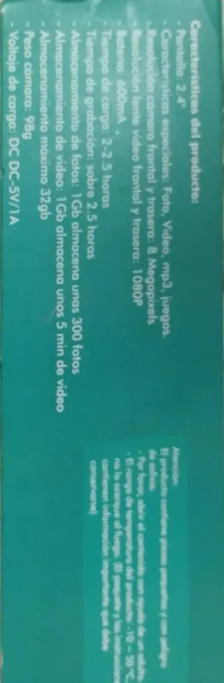 Cámara Digital Infantil SaveFamily