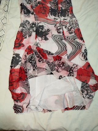 Vestido estampado flores talla L/XL