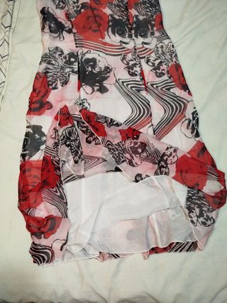 Vestido estampado flores talla L/XL