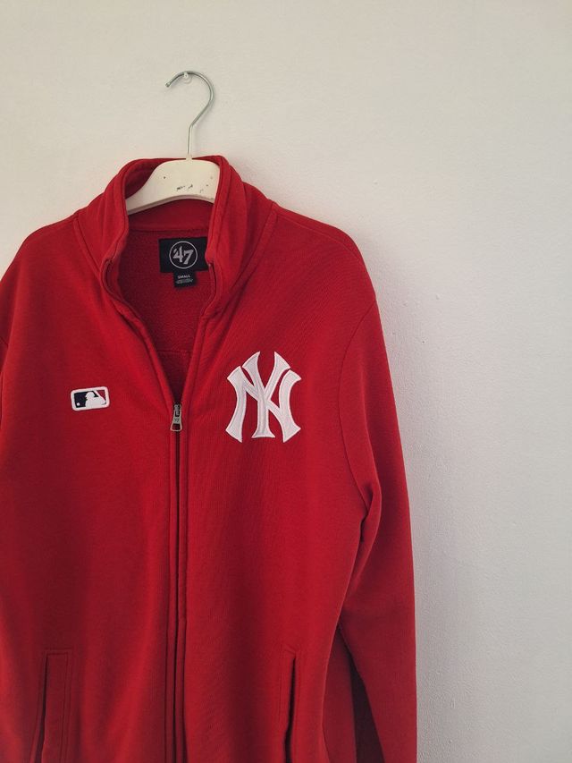 FELPA NEW YORK YENKEES DA UOMO ROSSA