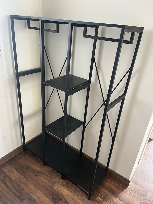 Perchero Metálico Negro como nuevo