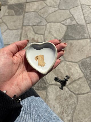 Decoração Coração Mulher Chapéu