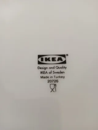 5 Platos Ikea Värdera 25cm