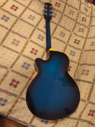 Guitarra Electro-acústica Azul