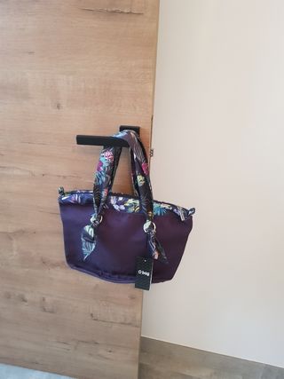 Bolso O bag multicolor y morado