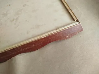 Vassoio in legno marrone