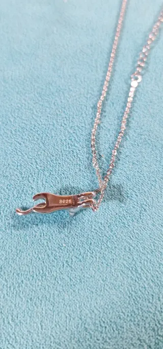 Colgante Plata MIAU con su cadena Plata 925