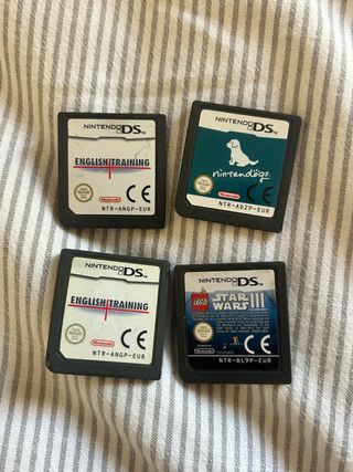 Lote 4 juegos Nintendo DS .