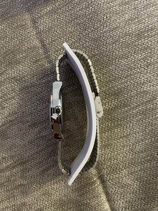 Reloj Quartz Plata y Blanco Nuevo