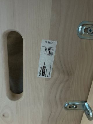 Taburete alto de madera IKEA Nilsolle