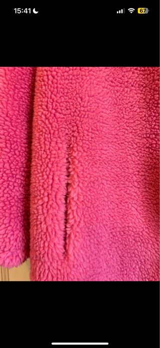 Cappotto Teddy rosa No Secrets Milano