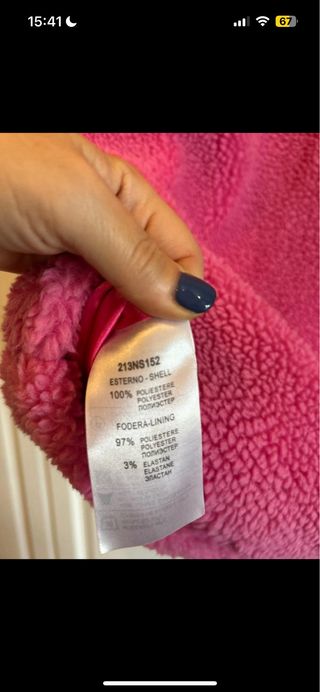 Cappotto Teddy rosa No Secrets Milano