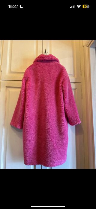 Cappotto Teddy rosa No Secrets Milano