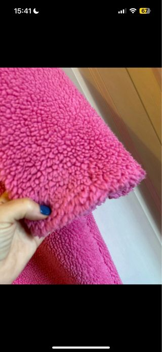 Cappotto Teddy rosa No Secrets Milano