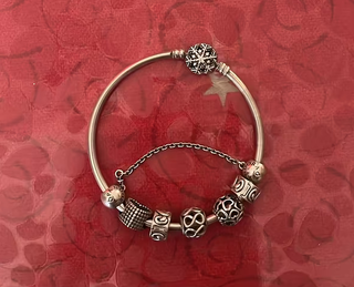 Bracciale Pandora con Charms Fiocco di Neve