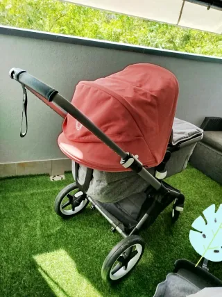Bugaboo Fox 3 Silla de Paseo Gris/Coral