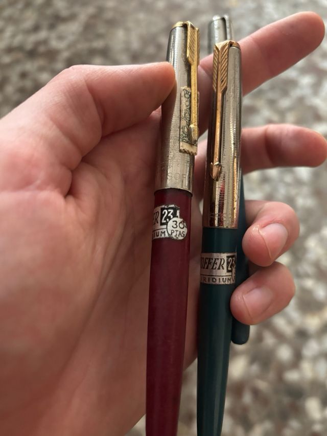 Lote 3 plumas estilográficas Soffer