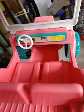 Barbie Jeep Rosa Western Fun Desert Rider Vintage