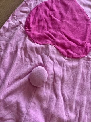 Mono pijama Angel Stitch rosa unisex forro polar