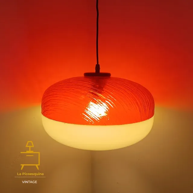 Lámpara Techo Metacrilato Años 60/70