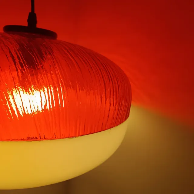 Lámpara Techo Metacrilato Años 60/70