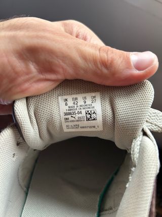 Zapatillas puma slipstream Marrones y Blancas