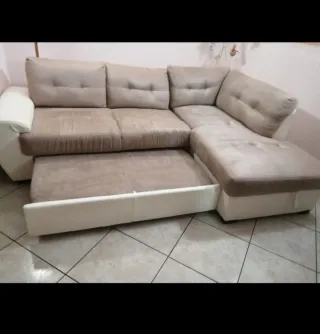 Divano letto con contenitore