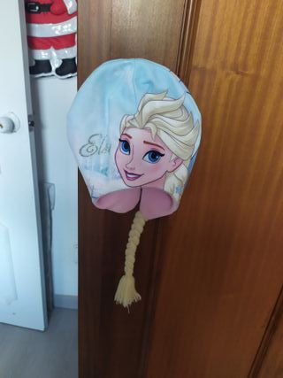 Peluca naranja rizada 